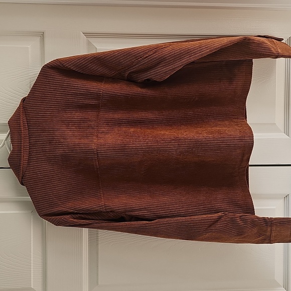 NWT Thread & Supply Hughes Corduroy Button Closure Jacket Large Cognac - Picture 8 of 13